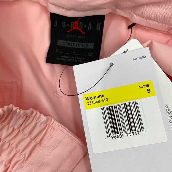 Jordan Pink Jogger Pants | Women’s Size S Regular Loose Fit Track Pants - Picture 4 of 5